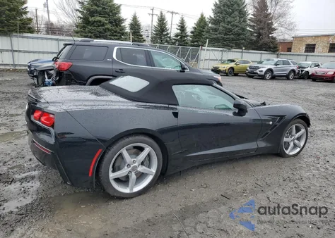 2015 Chevrolet Corvette Stingray 1Lt из США, поврежденный, VIN 1G1YA3D79F5116374